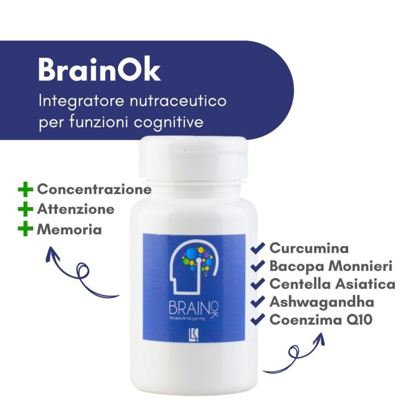 BrainOk Integratore per funzioni cognitive